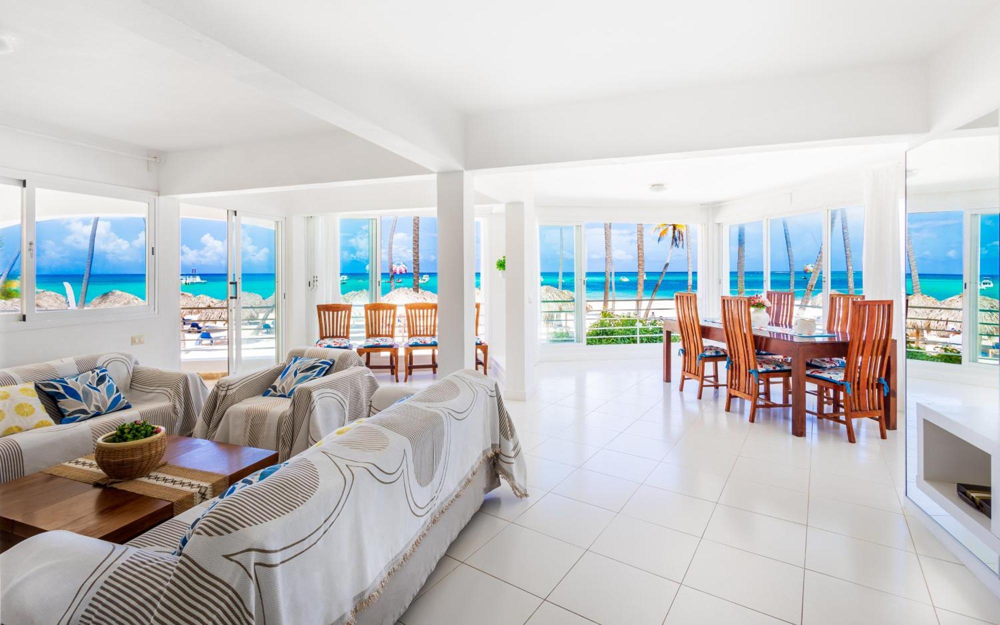 Prime Ocean View Punta Cana Apartments - 3-Bedroom Getaway With Private Terrace On Bavaro Beach Buitenkant foto