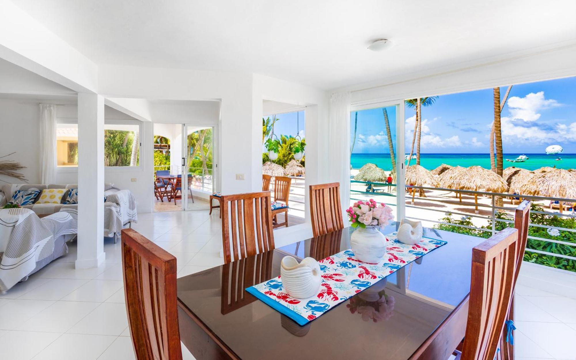 Prime Ocean View Punta Cana Apartments - 3-Bedroom Getaway With Private Terrace On Bavaro Beach Buitenkant foto