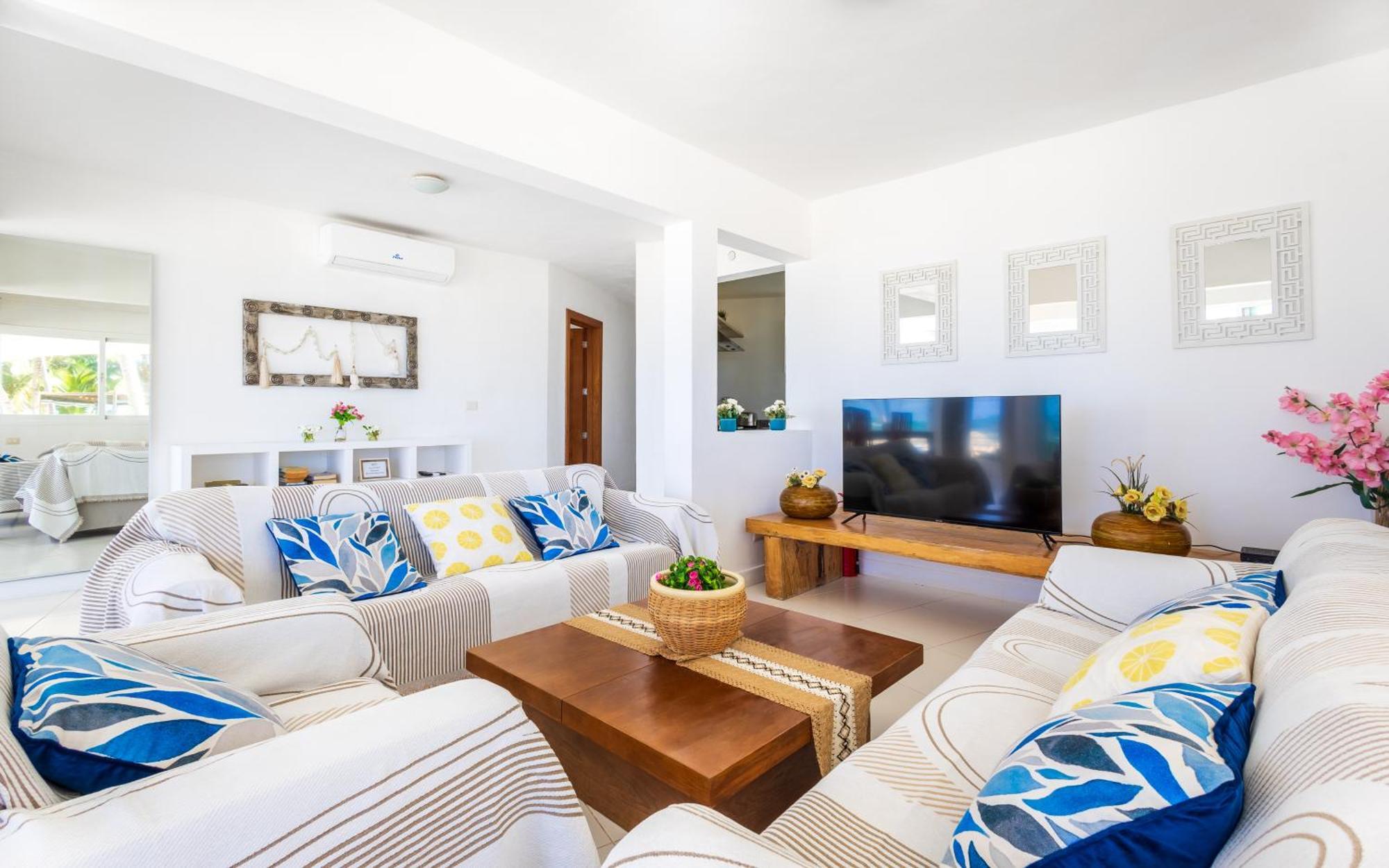 Prime Ocean View Punta Cana Apartments - 3-Bedroom Getaway With Private Terrace On Bavaro Beach Buitenkant foto