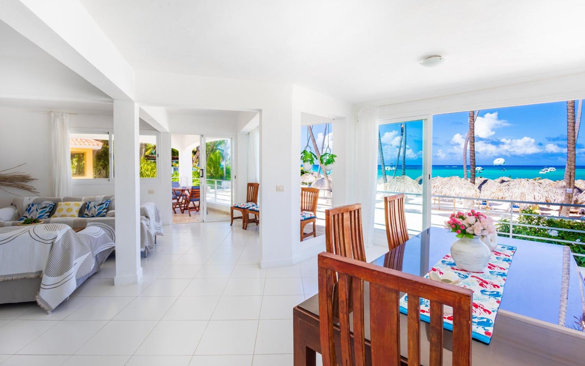 Prime Ocean View Punta Cana Apartments - 3-Bedroom Getaway With Private Terrace On Bavaro Beach Buitenkant foto